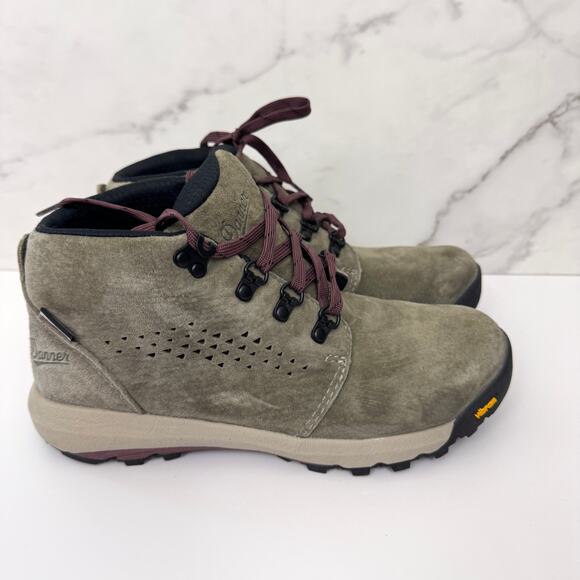 Danner Womens Inquire Chukka Hiking Shoe Boot Size 7.5 Waterproof Gray Plum - Picture 2 of 11